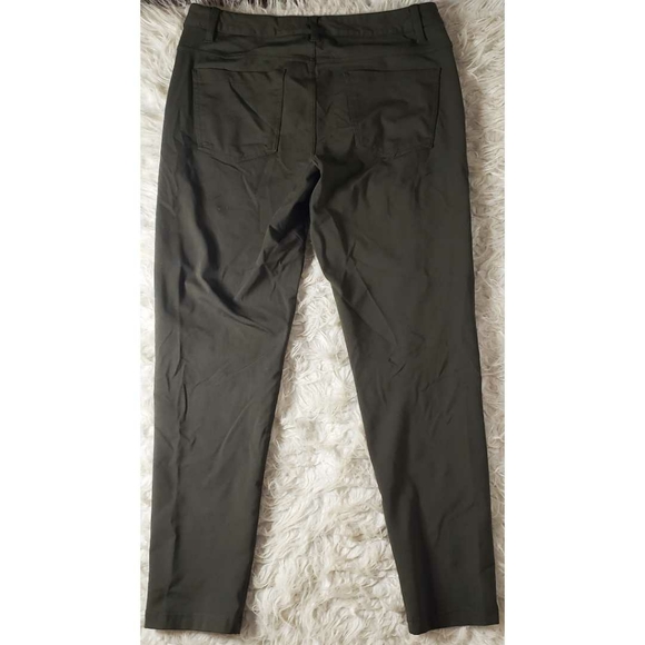 BYLT Everyday Pants 2.0 Olive Army Green Skinny Stretch - Picture 2 of 4
